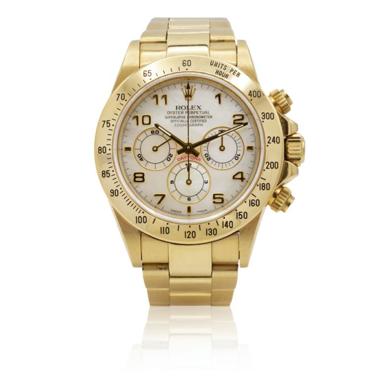 Rolex Oyster Perpetual Cosmograph Daytona 40 mm 18 ct Yellow Gold Watch 116528