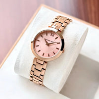 Michael Kors rose gold-tone analog ladies  watch