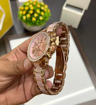 Michael Kors Wren rose gold-tone chronograph Ladies watch