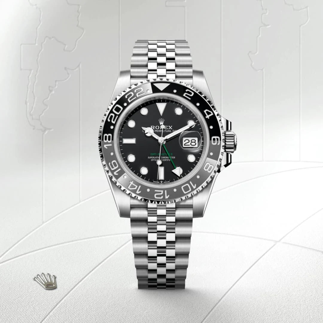 Rolex GMT-Master II Oyster, 40 mm, Oystersteel M126710GRNR-0003