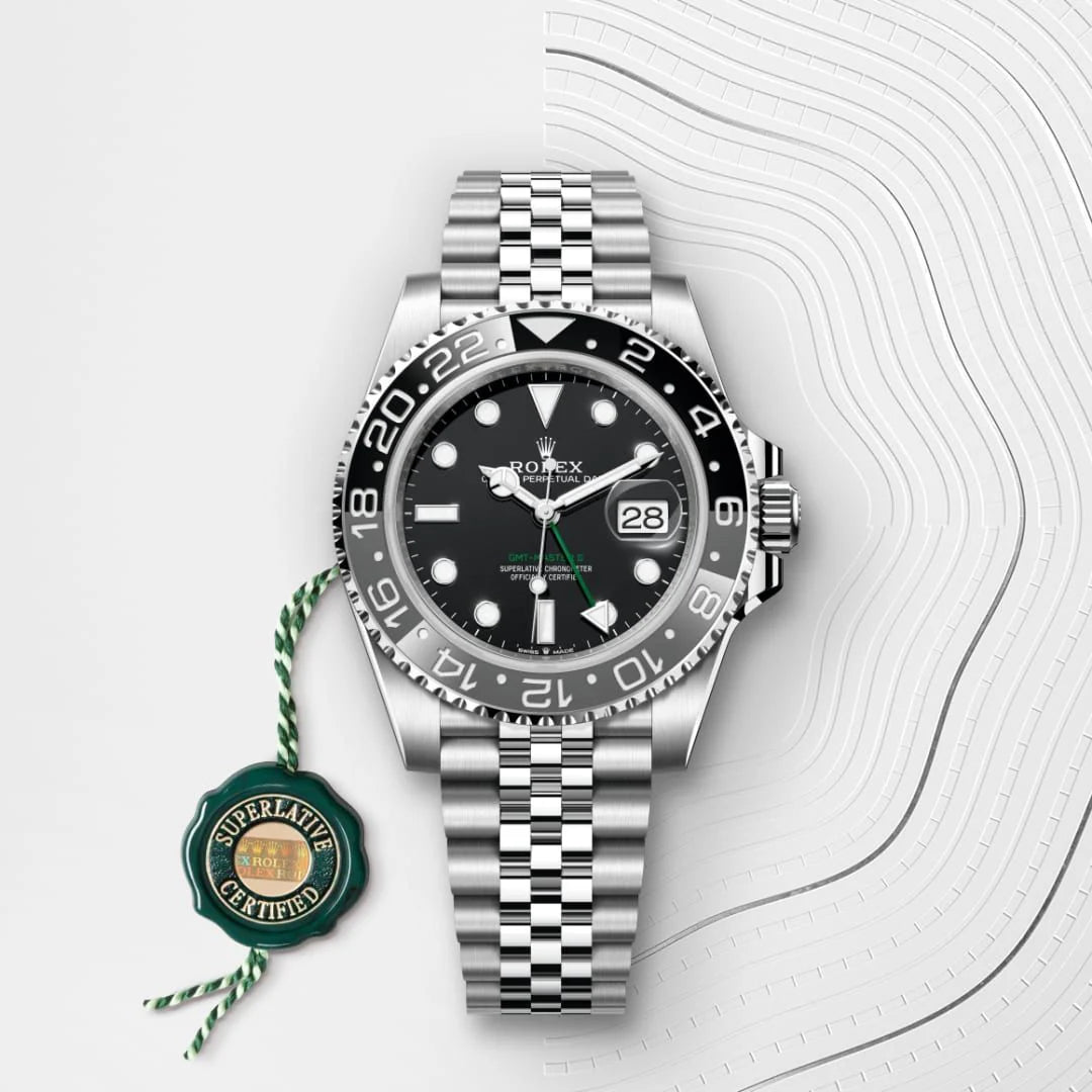 Rolex GMT-Master II Oyster, 40 mm, Oystersteel M126710GRNR-0003