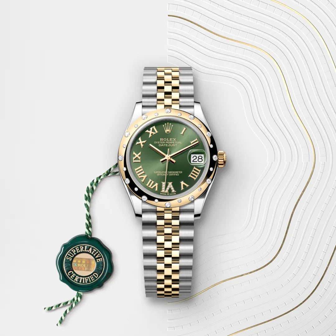 Rolex Datejust 36 Oyster, 36 mm, Oystersteel, yellow gold and diamonds M126283RBR-0011