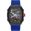 Richard Mille RM 67 RM67-02 Unworn Full Set Black Dial and Blue Strap Mens Watch