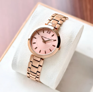 Michael Kors rose gold-tone analog ladies  watch